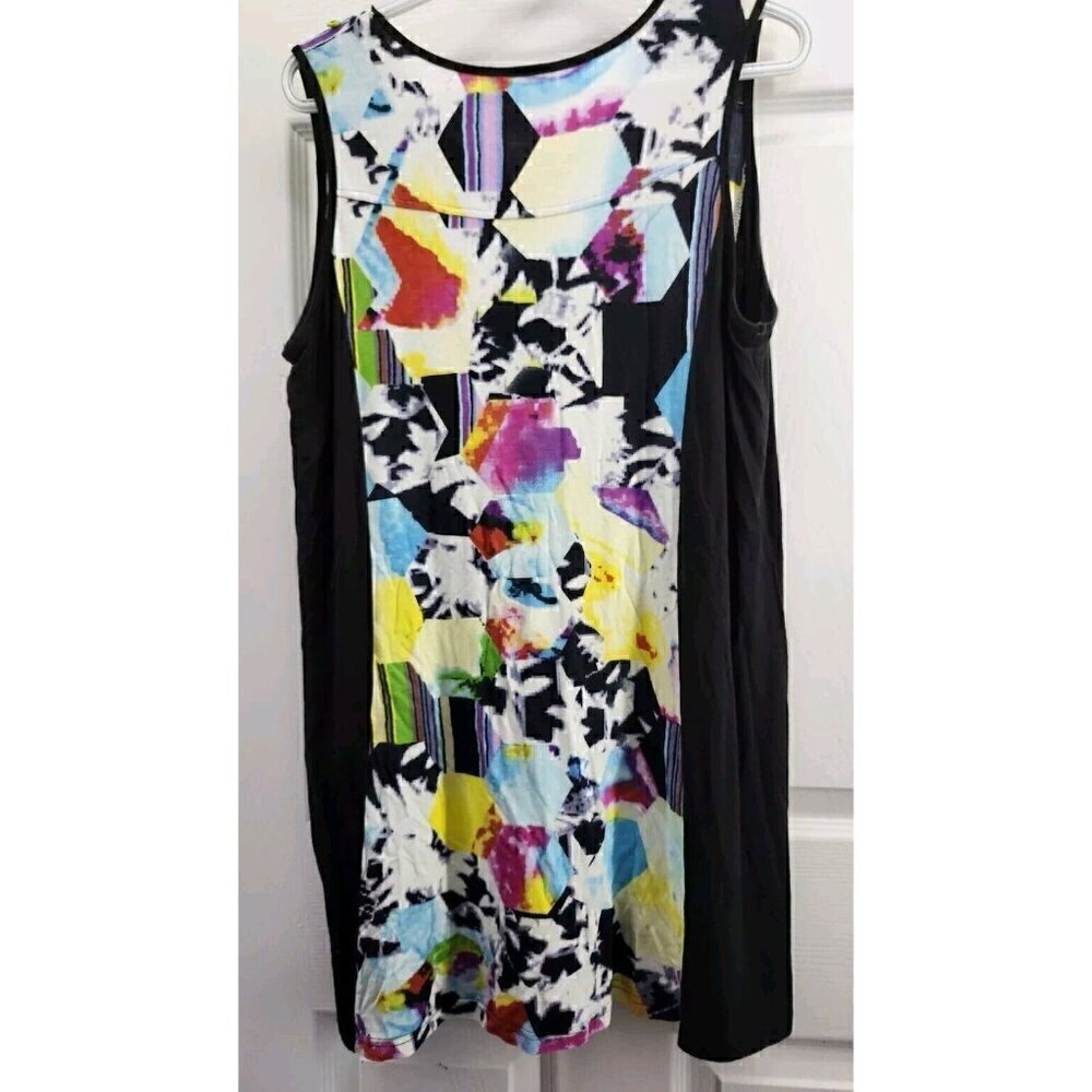 Parsley & Sage Sleeveless Tunic Tank Top Boho Art To Wear Size L - Picture 2 of 9
